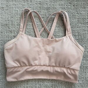 Alpine Design Strappy Light Pink/Peach  Sports Bra